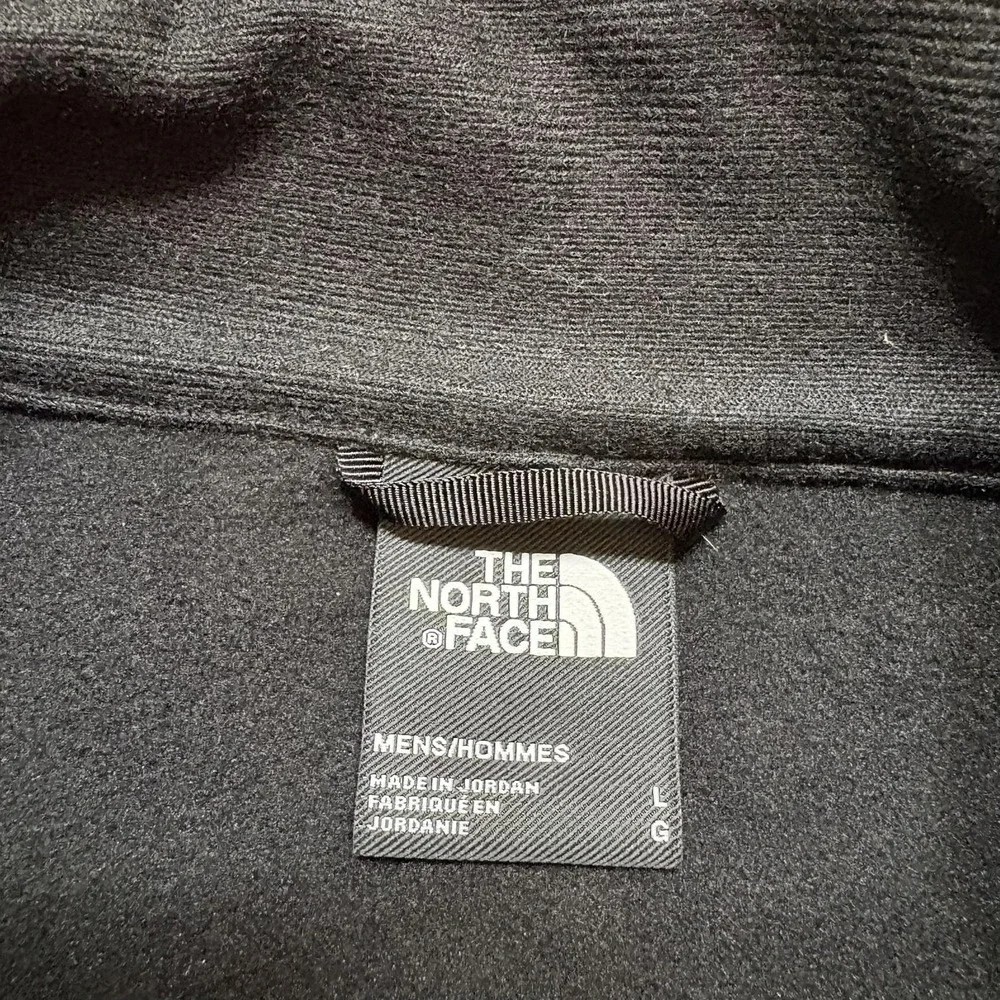 The North Face Fleece Pullover NWT Mens Large Black 1/4‎ Zip Hiking Canyonlands